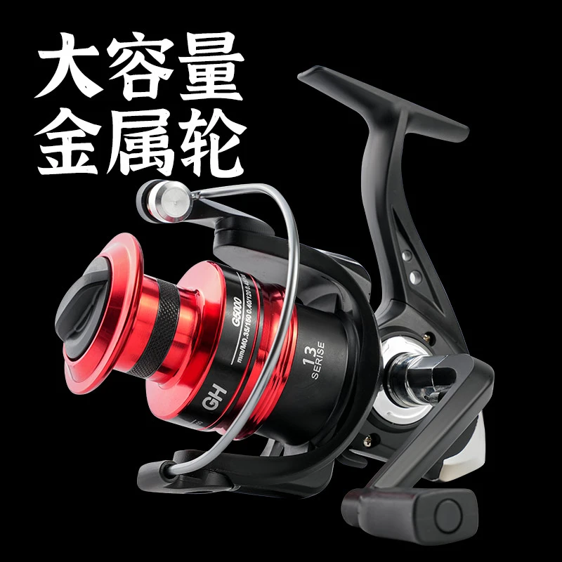 工厂尾单断码全新金属纺车轮抛竿海竿矶钓路亚轮大物远投轮