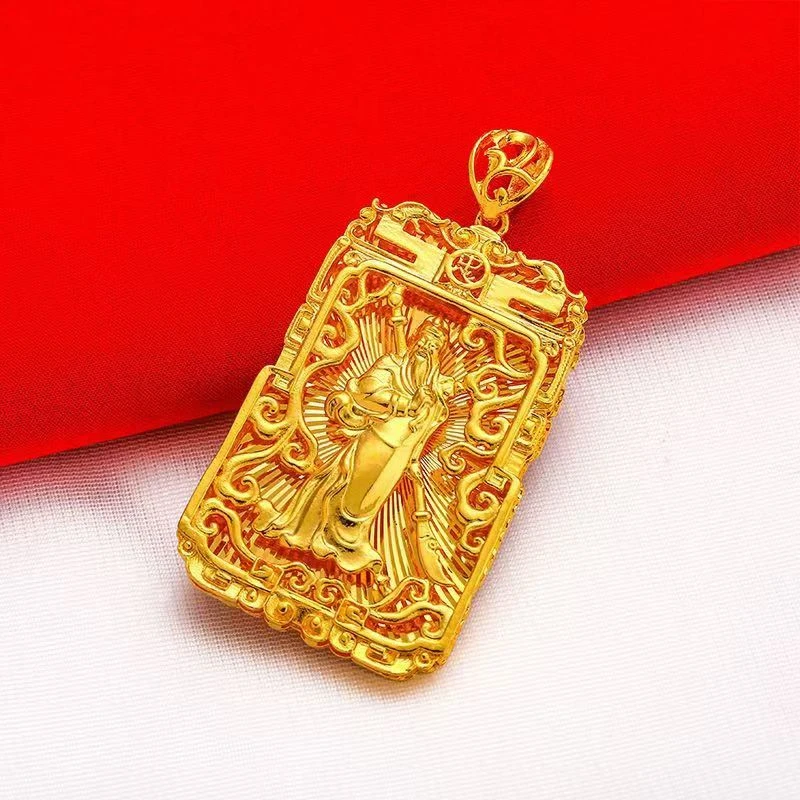 合金吊坠 2024新款关公吊坠，经典时尚，大气百搭，精美潮流网红爆款