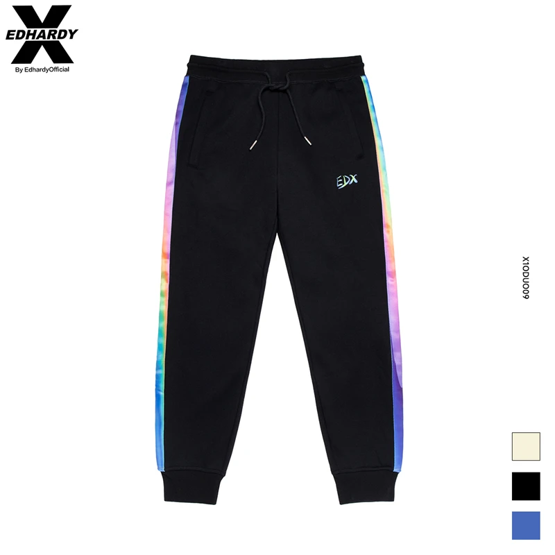 EDHARDY X加绒休闲裤情侣卫裤时尚休闲运动长裤百搭X1ODUO09