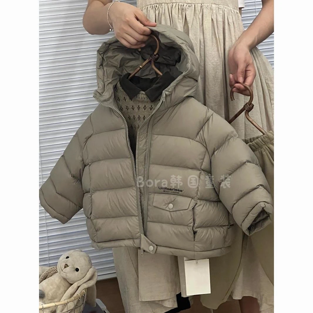 男童棉服加厚冬款中小男女宝宝连帽防寒加厚外套超厚棉衣潮秋冬季