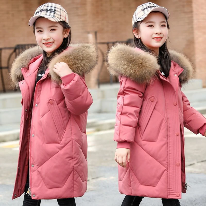 女童棉服冬装中大童洋气小女孩儿童棉服2023新款加厚棉袄秋冬外套