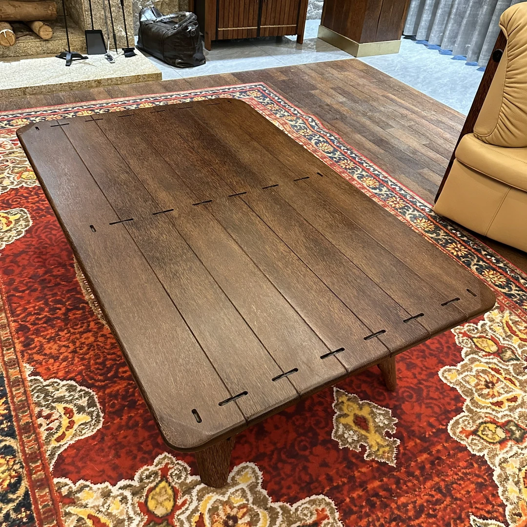 PACIFICGREEN那娃加长茶几椰木定制 135*85*40cm  部落诧寂风