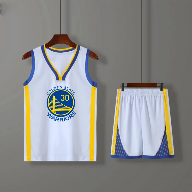 勇士队30号球衣数码印号篮球服套装男女背心成人学生夏季无口袋