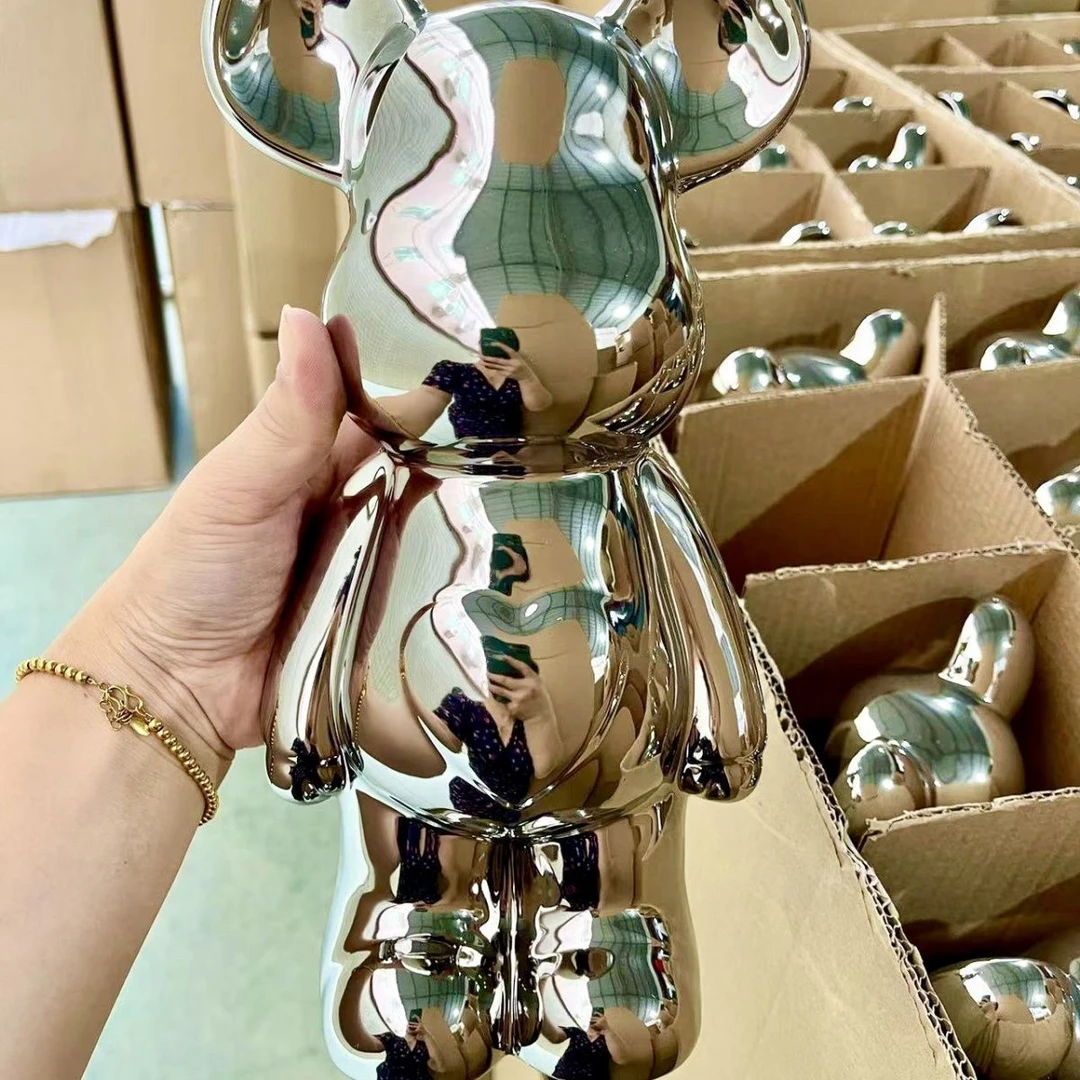 29cm高 轻奢网红可爱高档暴力熊摆件家居客厅电视柜酒柜装饰品