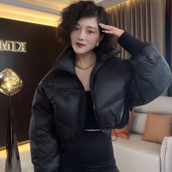 【耿老板】 小欧精致小短款面包服时尚小个子穿搭羽绒服1149#