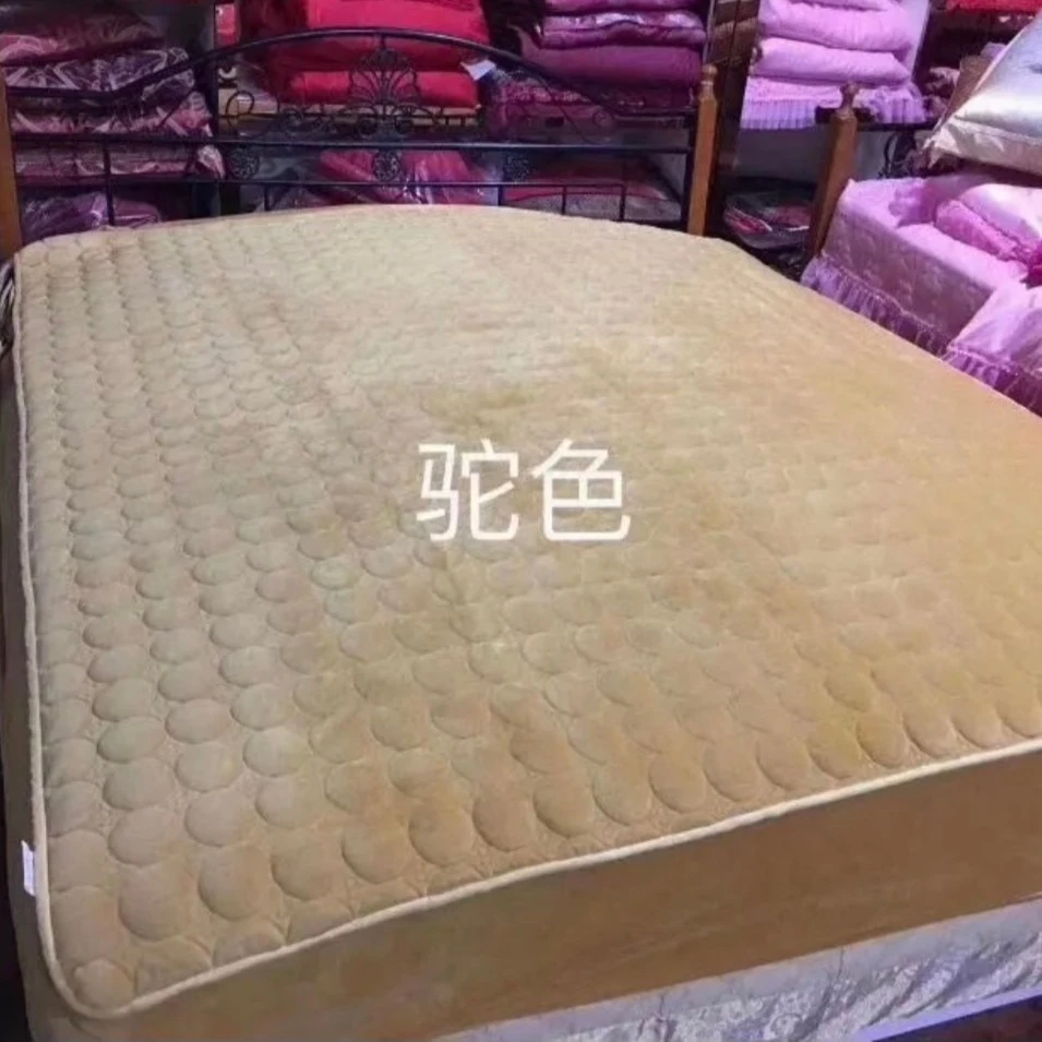 水晶绒床护垫舒适保暖(各种规格定制）