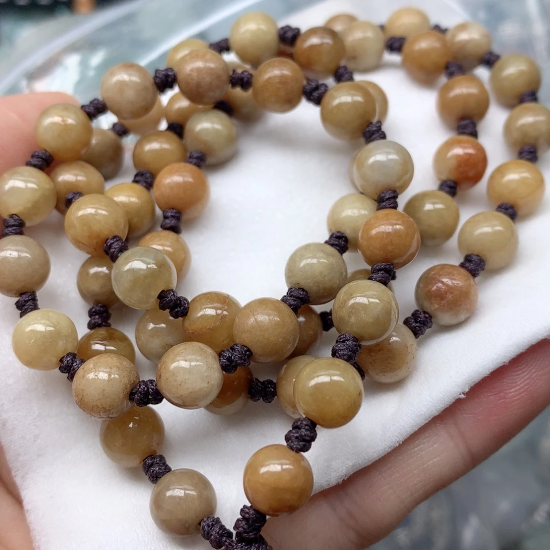 翡翠颈饰未镶嵌珠串