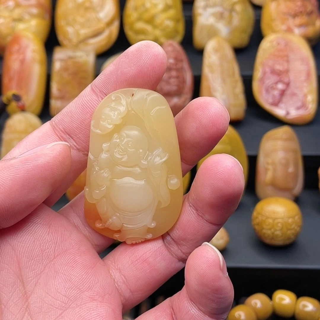 【闪购商品】石英质玉吊坠(不含链)未镶嵌火*麟