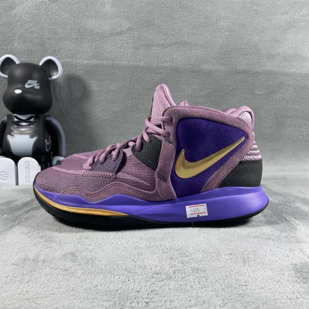 二手40.5码 Nike Kyrie Infinity 篮球鞋 紫色 无盒 公价859