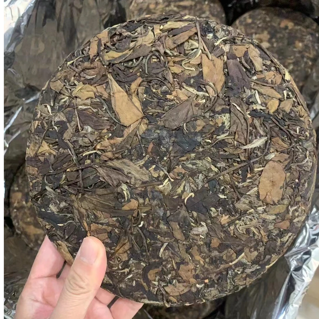 2016年 紧压秋寿眉饼 高山白茶