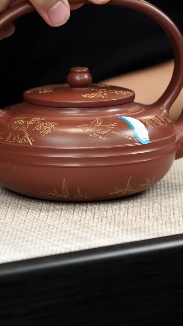 【闪购商品】紫砂茶壶【P018】圆福提梁