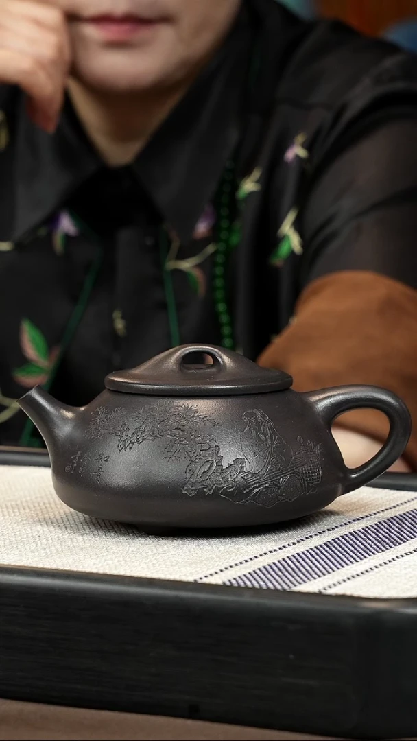 【闪购商品】紫砂茶壶【P010】景州瓢  420cc