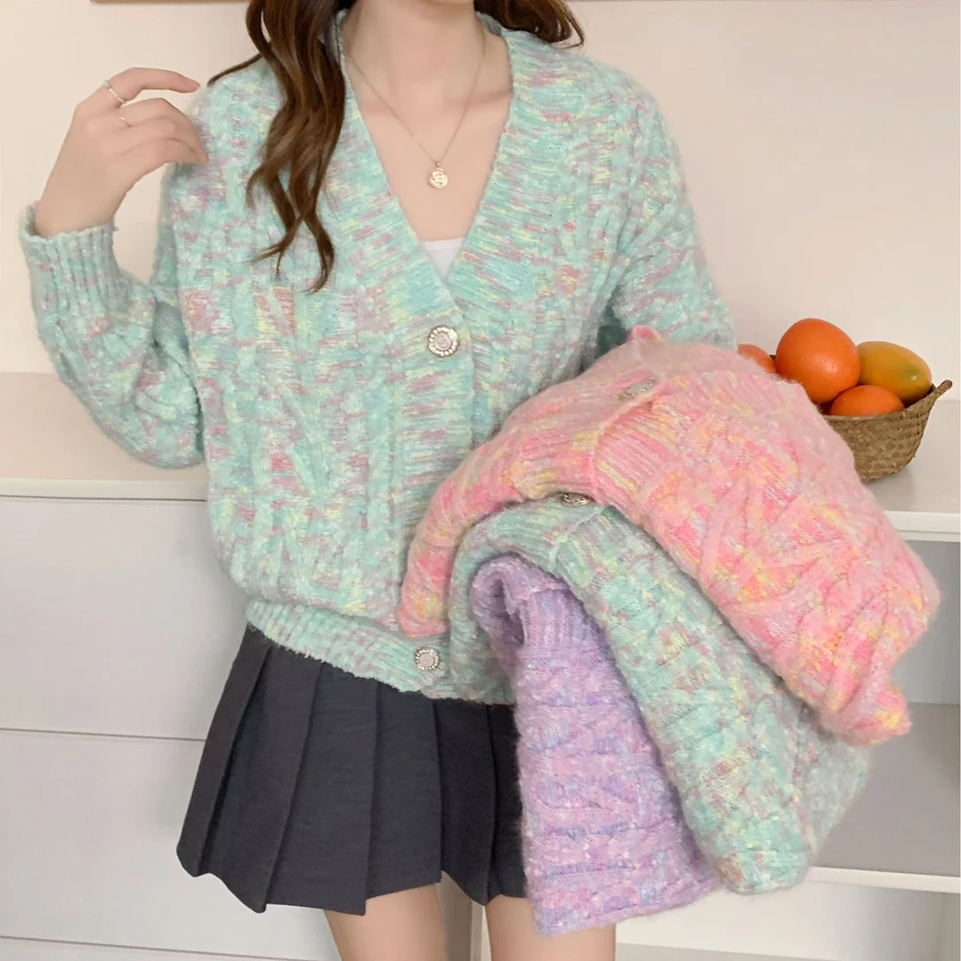 香香家2女装601-700秋季时尚爆款开衫毛衣外套