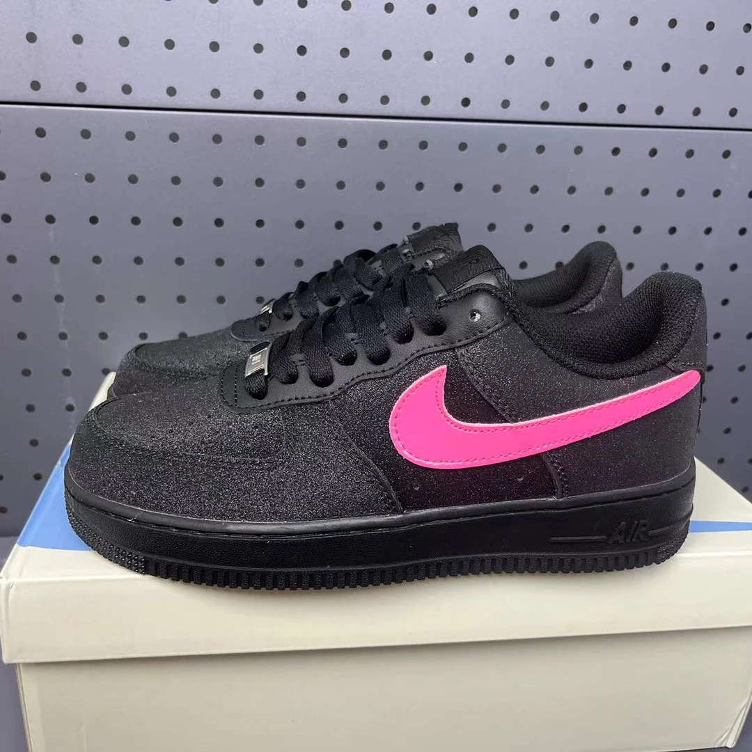 Nike/耐克空军一号满天星黑红紫低帮百搭男女运动休闲【定制球鞋】