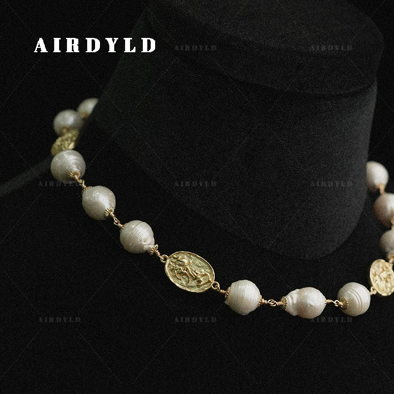 黄铜项链 【劳拉】法式轻奢时尚百搭小众复古简约法式优雅项链