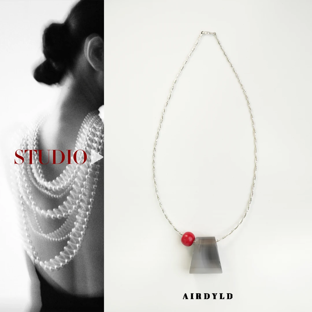 链子925银琉璃 【偏爱】原创设计高级感时尚简约个性素款坠链