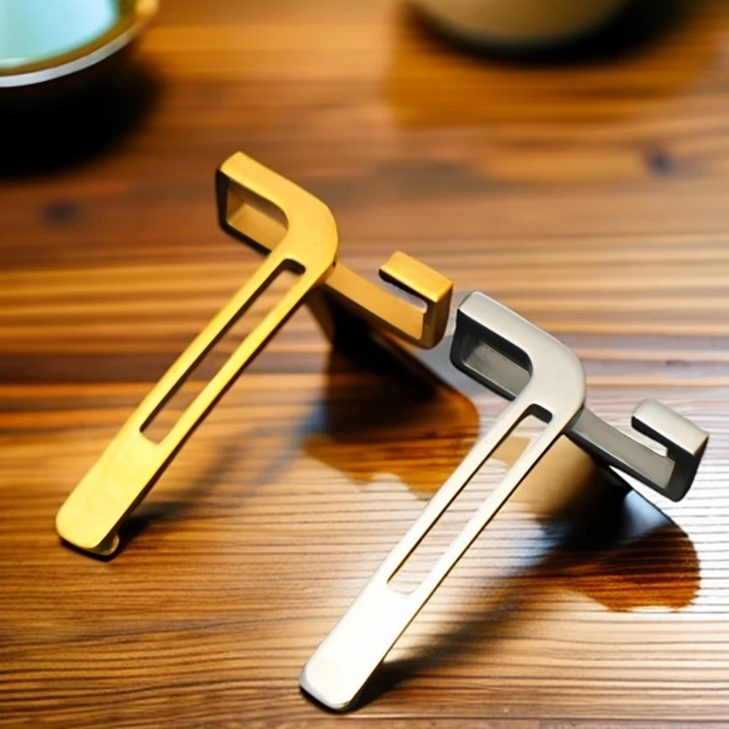 新款男士皮带扣头316不锈钢实心钢扣高档平滑扣 休闲个性皮带头男