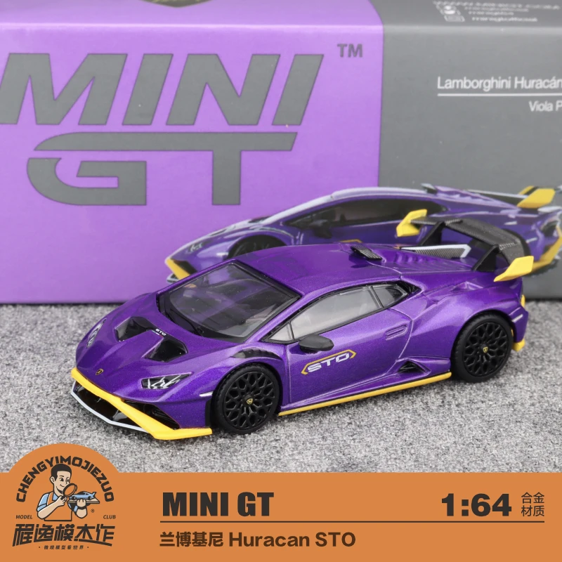 MINIGT 1:64 兰博基尼 Huracan STO 小牛 合金汽车模型 746