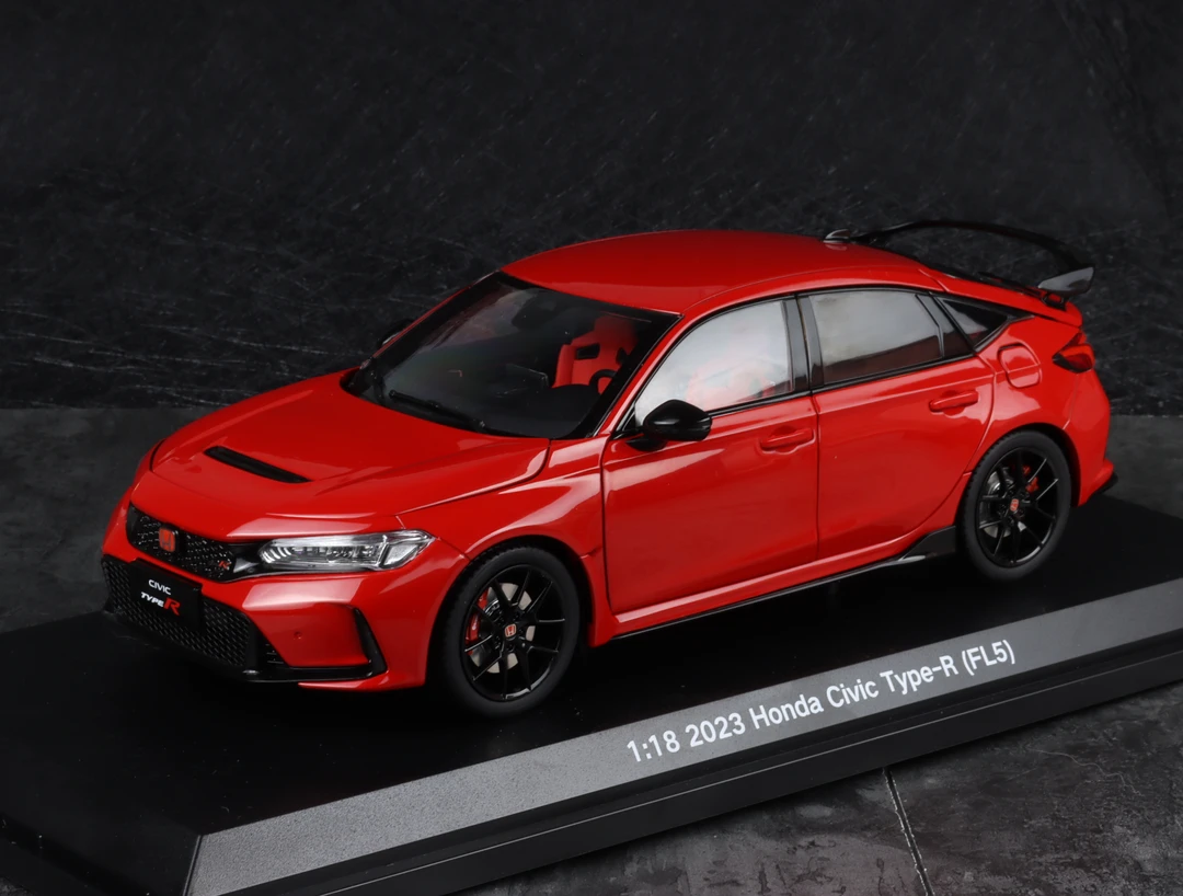 普迪 Paudi 1:18 本田思域 Type R FL5 仿真合金全开汽车模型礼品