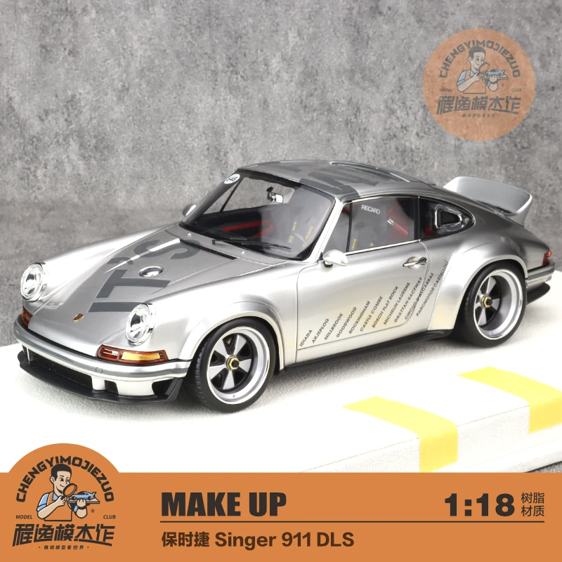 Make Up MU 1:18 保时捷 911 Singer DLS 2018 树脂汽车模型