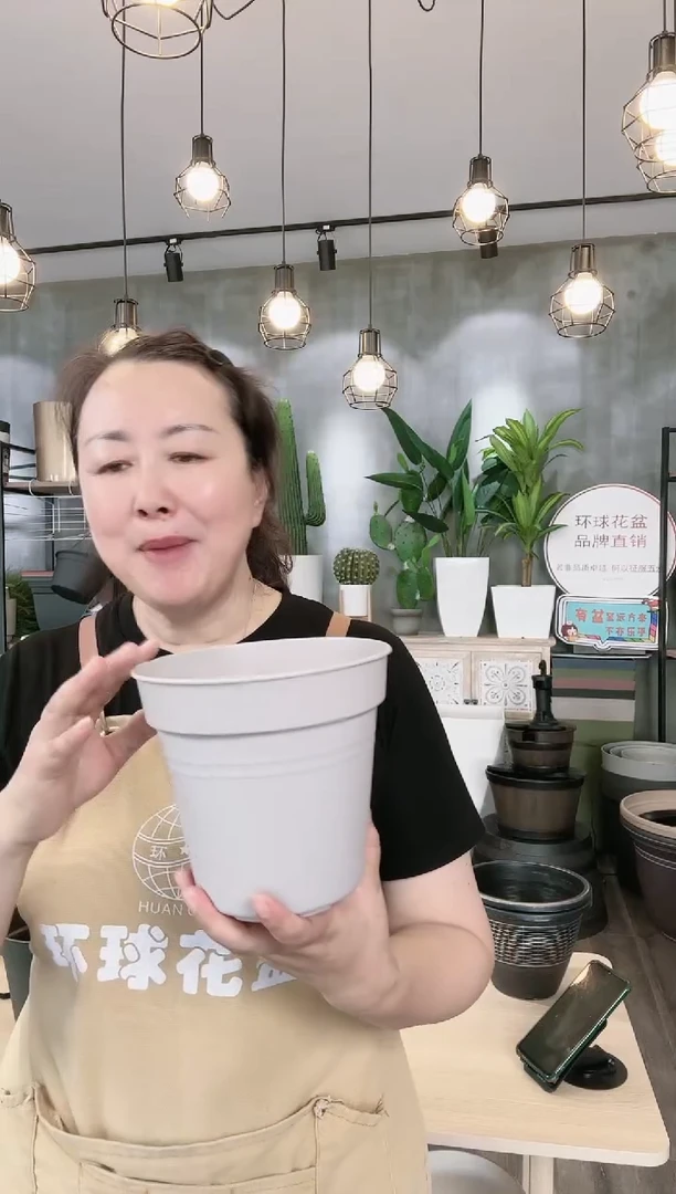 【闪购商品】塑料20CM以下标准170水泥色20只不带托