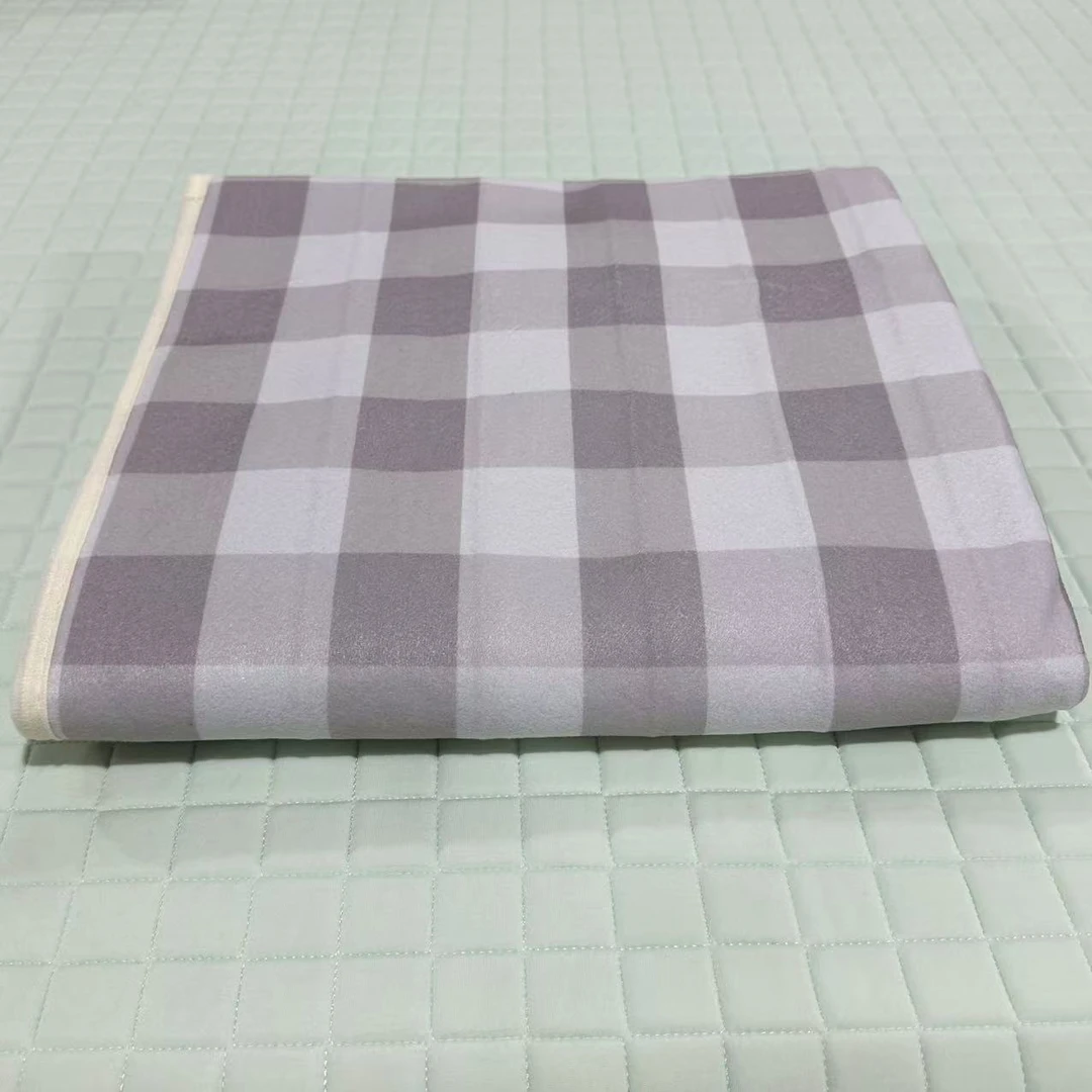 电热毯暖身毯均温区发热取暖电褥子格子150*80