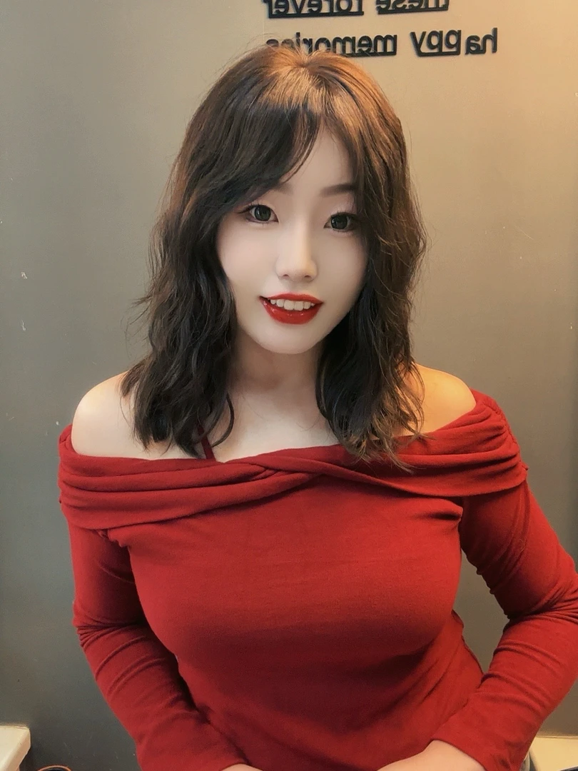 【8号】知性温柔水波纹卷发全真发假发私人定制