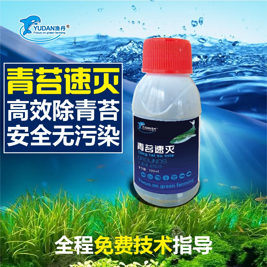 青苔速灭水产养殖安全除青苔鱼塘青苔不伤水草不伤虾蟹