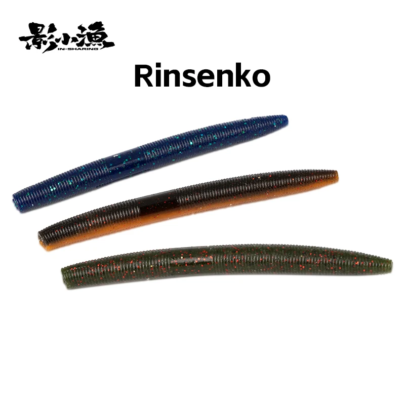 影小渔 无铅面条虫软饵Senko德州Wacky钓组缓沉鲈鱼假饵