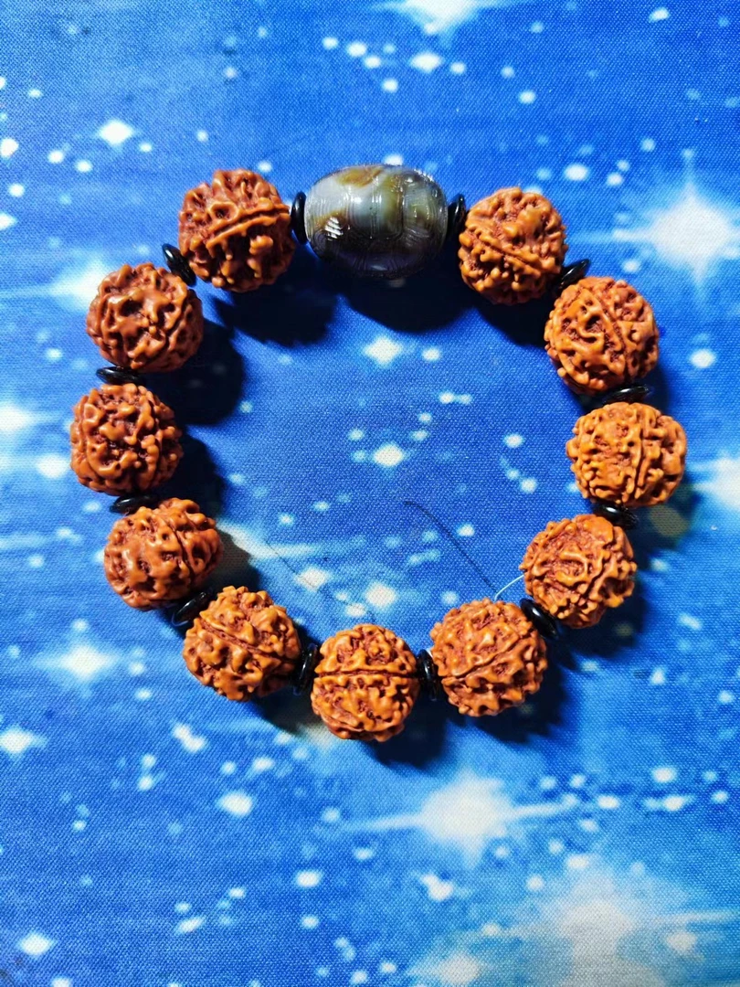 229号 金刚菩提龟背1.5cm+手串