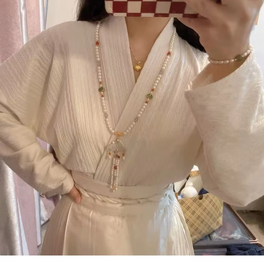 五五年原创春夏新款针织布料上衣飞机绣国风复古