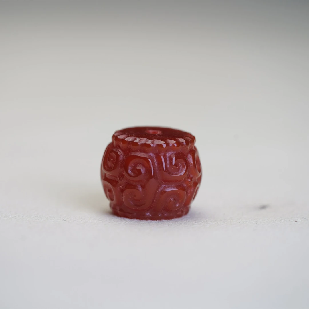 编号552       红玛瑙配饰10*13mm（多样性发）