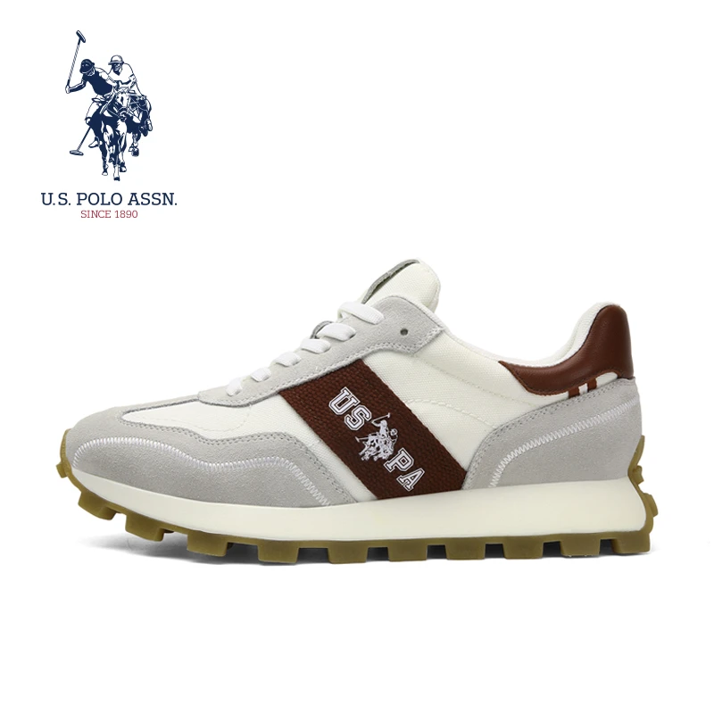 U.S. POLO ASSN.官方品牌复古舒适跑步休闲鞋运动潮男鞋US613308