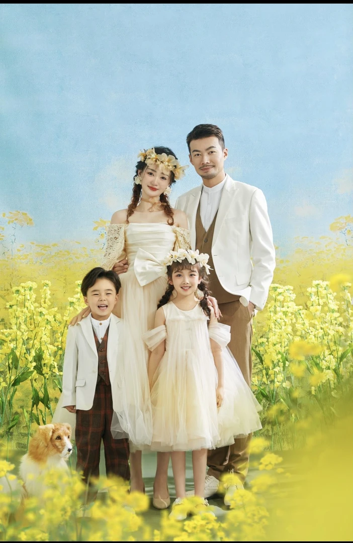 影楼拍照服装 亲子款拍照衣服