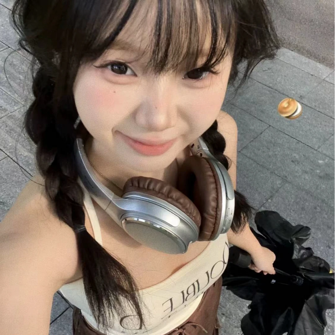 冰韵iCE Air2美式复古头戴式蓝牙耳机穿搭单品FM插卡插线折叠运麦