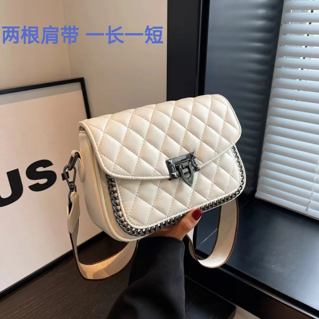 小香风时尚百搭链条包洋气小方包肩包网红简约女士休闲单肩斜跨包