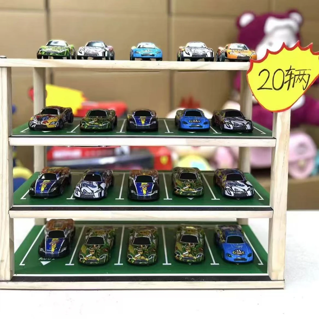 【20辆回力车】迷你惯性铁皮赛车 颜色款式随机尺寸6.5cm