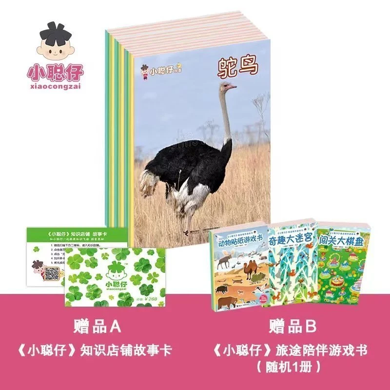 小聪仔科普版2023年全12册附赠品