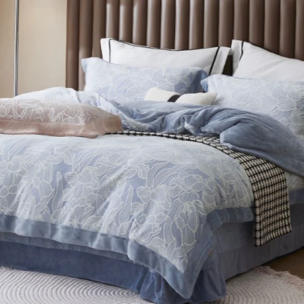 【交个朋友专属】睡拾光冬季加厚雕花绒四件套 NFTJR24090901