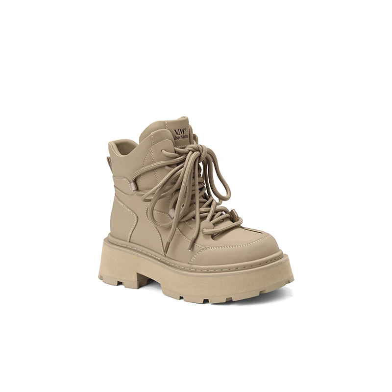 VME/舞魅秋冬保暖搭子运动玩咖系带百搭休闲马丁靴【VS23D3203】