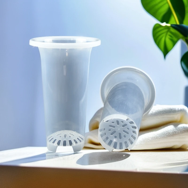 拍五发六拍十发十二优质透明加大大号无毒塑料兰花兰花花盆兰花盆