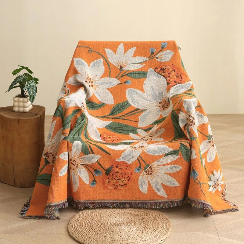 【郁金香】沙发盖布四季通用防尘双面可铺沙发盖毯套罩巾