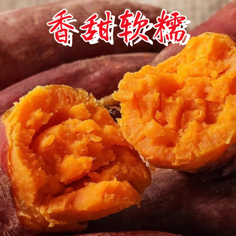 【新店半价】超甜沙地红薯1/5/10斤挖板栗薯糖黄心新鲜超甜粉糯速