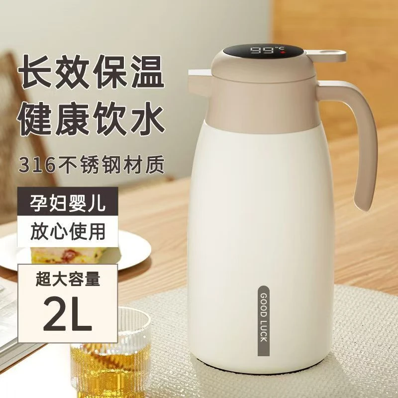 新款316不锈钢保温壶大容量家用水壶热水瓶学生宿舍保温瓶暖水壶