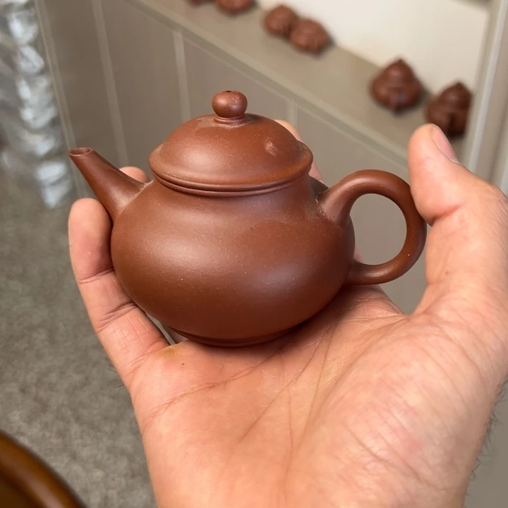 紫砂茶壶传*瑕疵红皮龙芭乐水平150cc