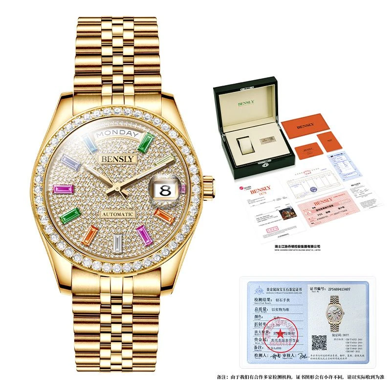 瑞士品牌BENSLY 永恒光芒系列 男士机械手表-BY221-TYZS