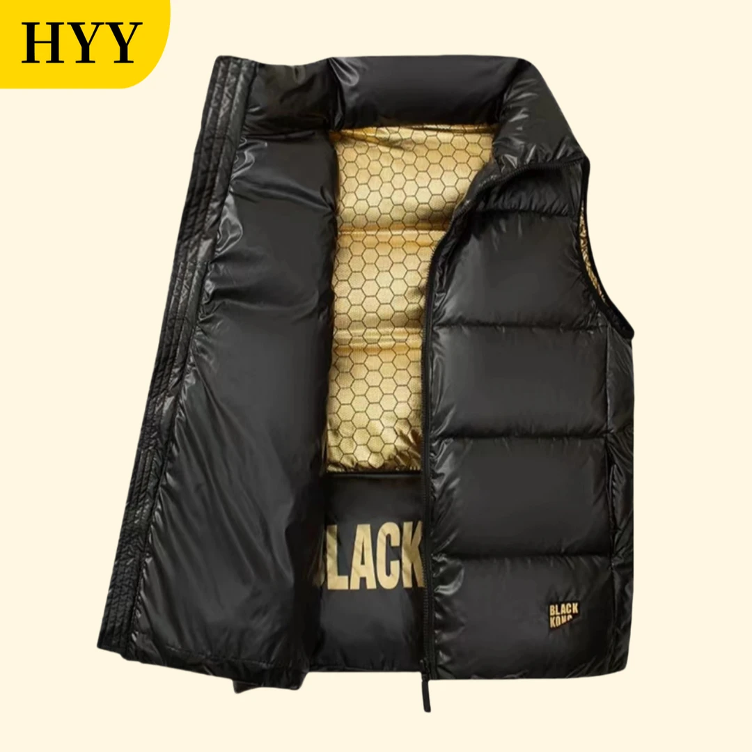 黑金战甲 BLACK KONO男女同款立领免洗外穿宽松坎肩保暖01