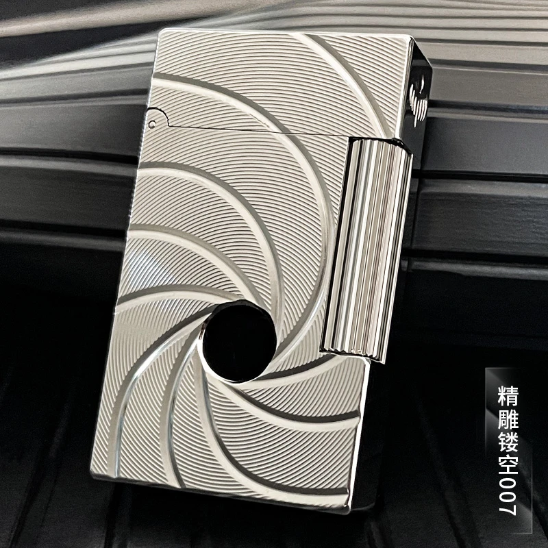 calories卡路007朗声打火机正品男士清脆个性创意气朗声火石黄铜