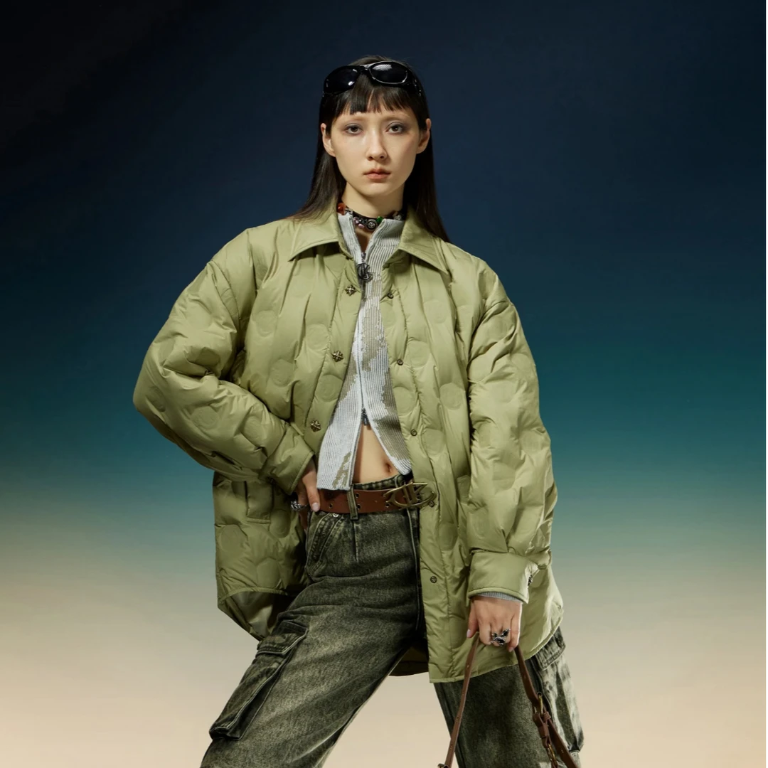 汐玥家设计师纯色加厚羽绒棉服外套等女装（249-479圆）