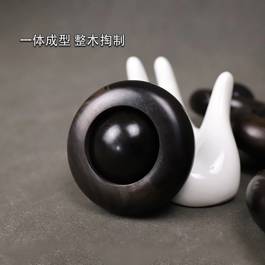实木手球按摩球健康球檀木把玩球手转球龙凤球一体紫光檀打磨手感